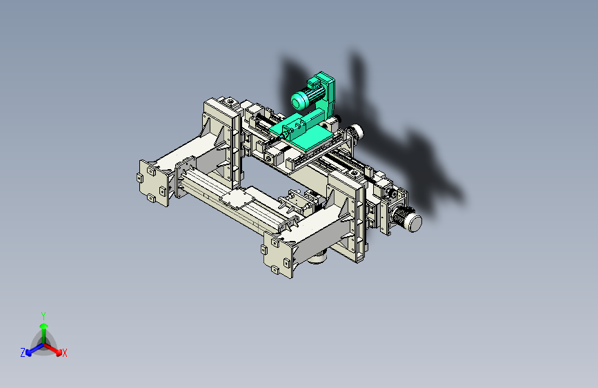 三轴移动钻孔设备