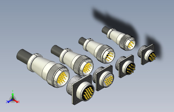 威浦航空插头WS20~32系列