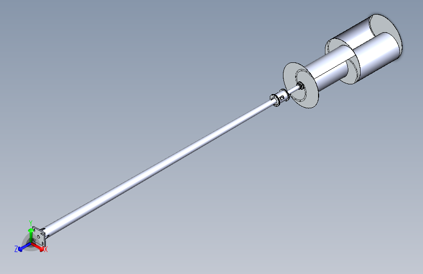 小型垂直轴风力发电机solideworks 三维模型