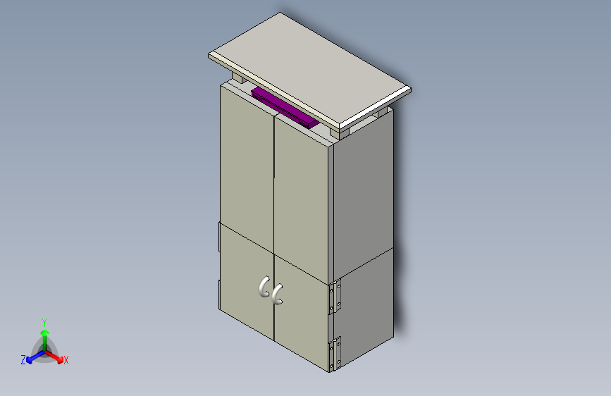 一种安装有空气过滤器的电力设备箱