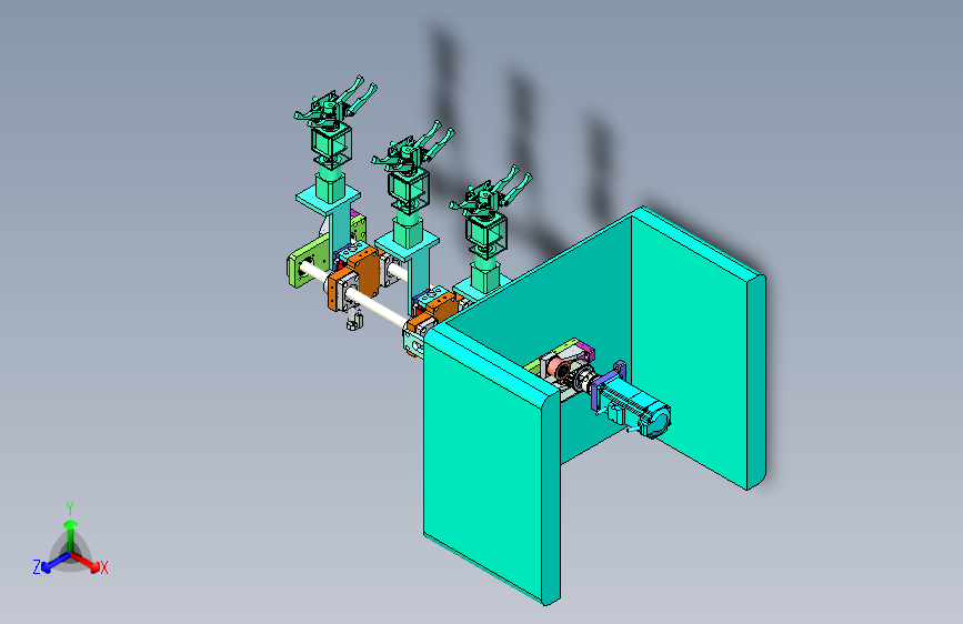 自动化设备的多工位机械手上下料