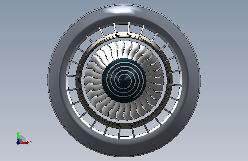 航空发动机(66)_SOLIDWORKS 2024_模型图纸下载 – 懒石网