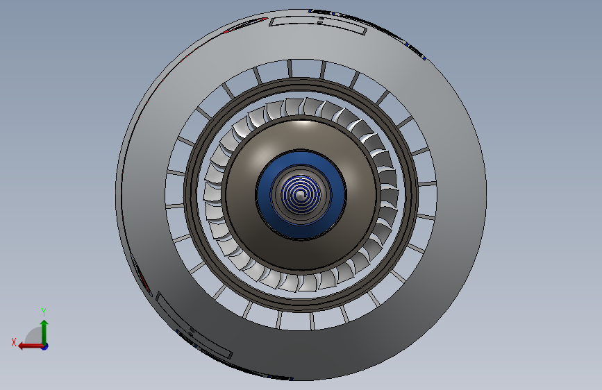 航空发动机(66)_SOLIDWORKS 2024_模型图纸下载 – 懒石网