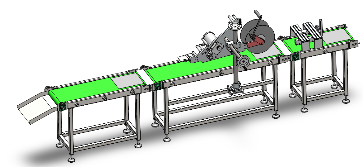自动智能贴标机结构设计1632461