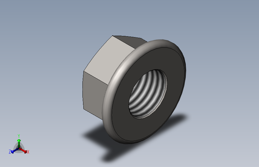 GB／T6177．1-2000 六角法兰面螺母A级M10