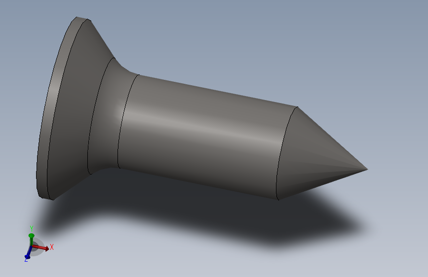 GB846-1985十字槽沉头自攻螺钉-C型ST4．8×16