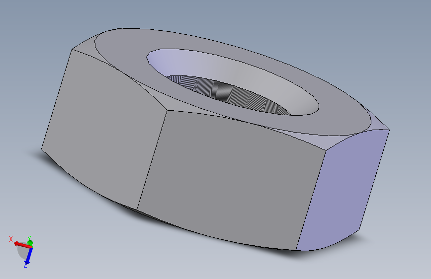 细牙I型六角薄螺母  M8×1.25