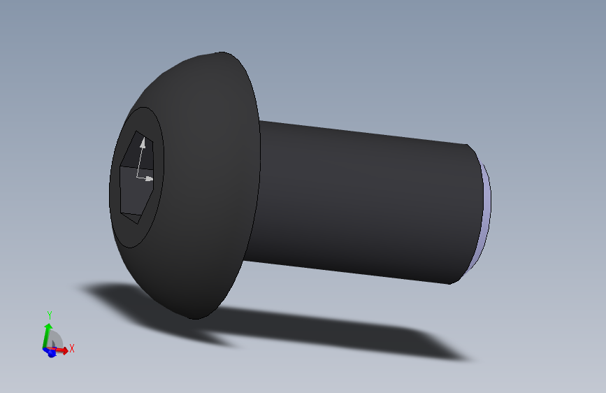 内六角平圆头螺钉  M5×1001