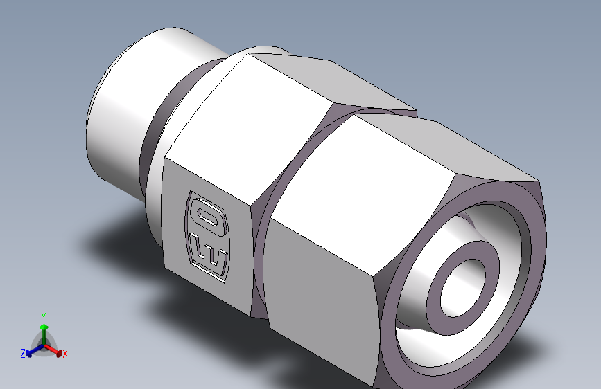 直通公制螺纹组合接头、2MD-16-18WD