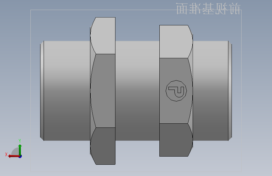 直通隔板接头、6C-36LN 背面视图