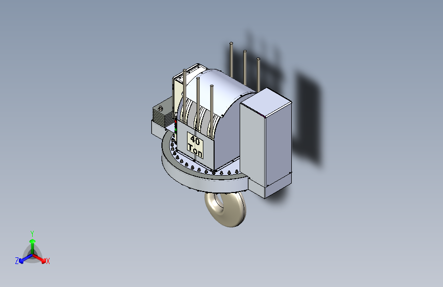 电动吊钩滑车40T