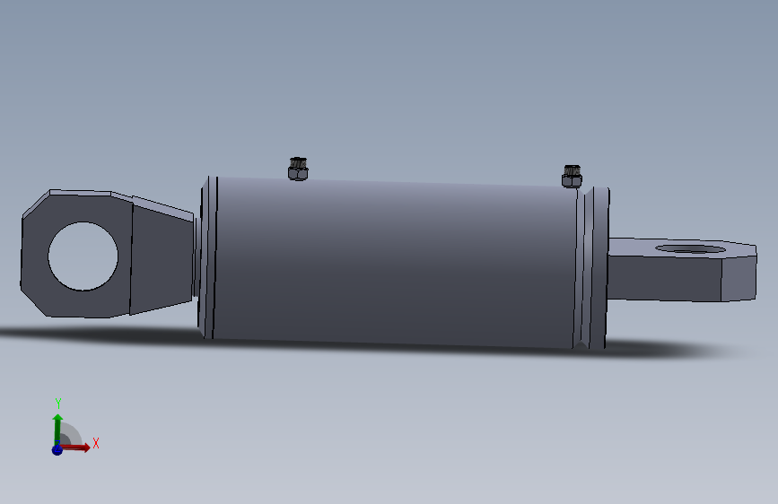 高压液压缸（带前后眼）160x90x246 mm