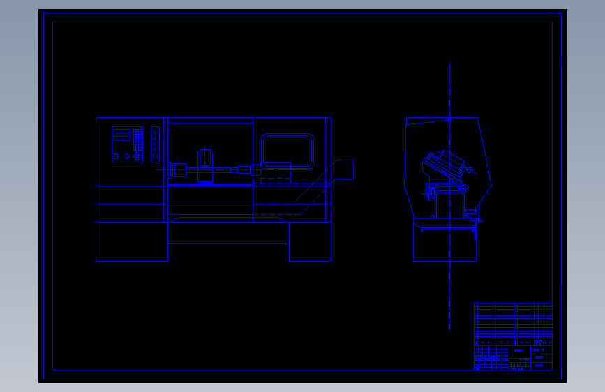 卧式车床（倾斜）含卧式数控刀架