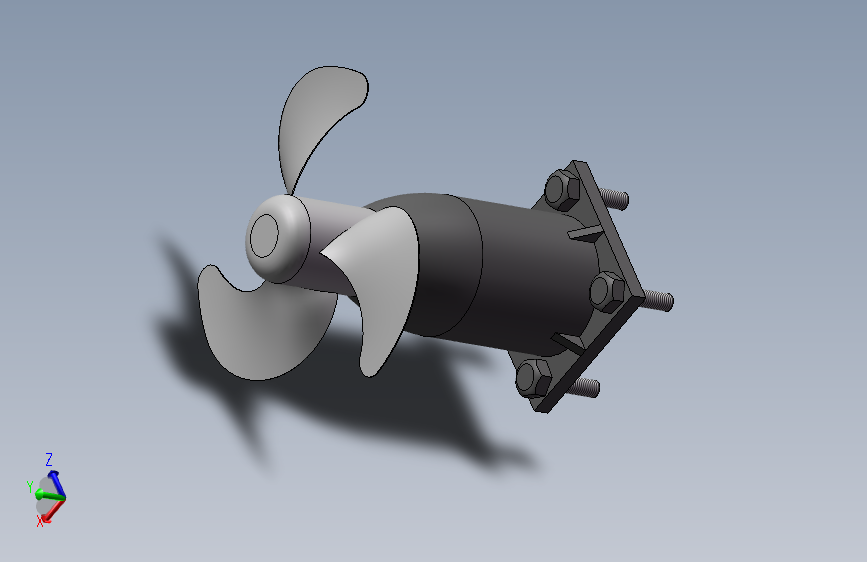 船舶推进器模型sw--1050720-30