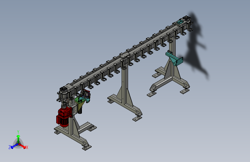 电动马达组装机总成（含回转式悬挂输送机）