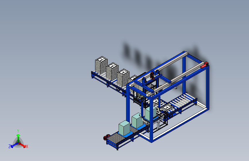 滚筒洗衣机底托装配生产线