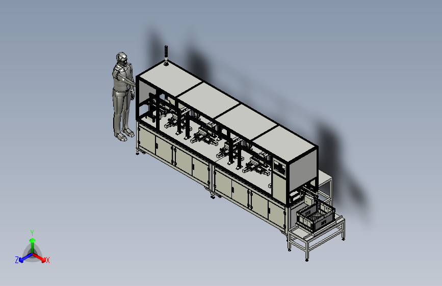 键盘按键多工位组装流水线