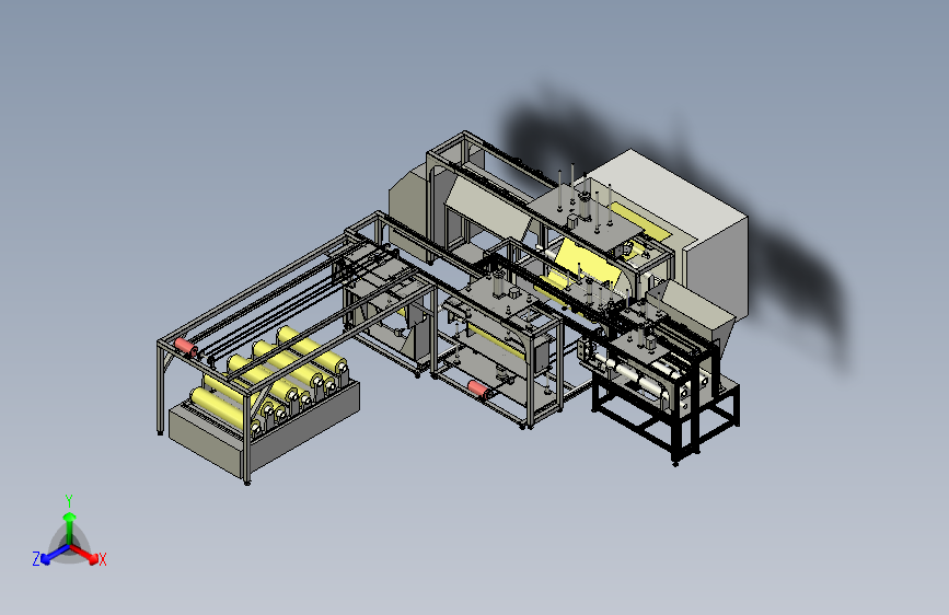 卷状料自动包膜机