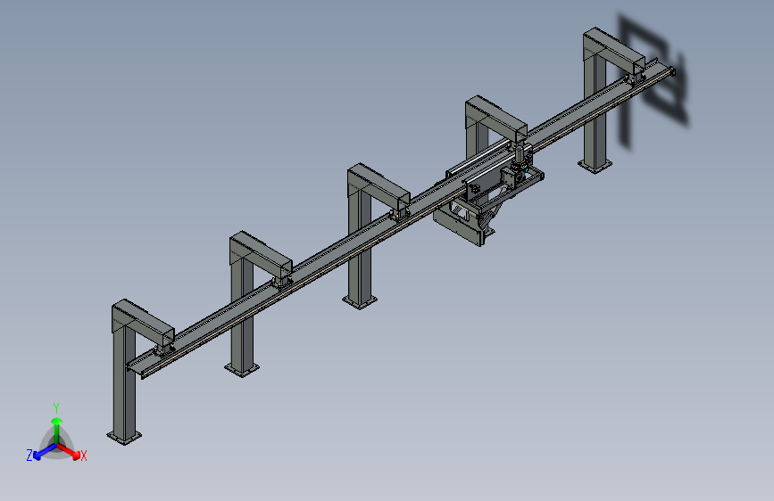 铝型材切割自动定尺设备