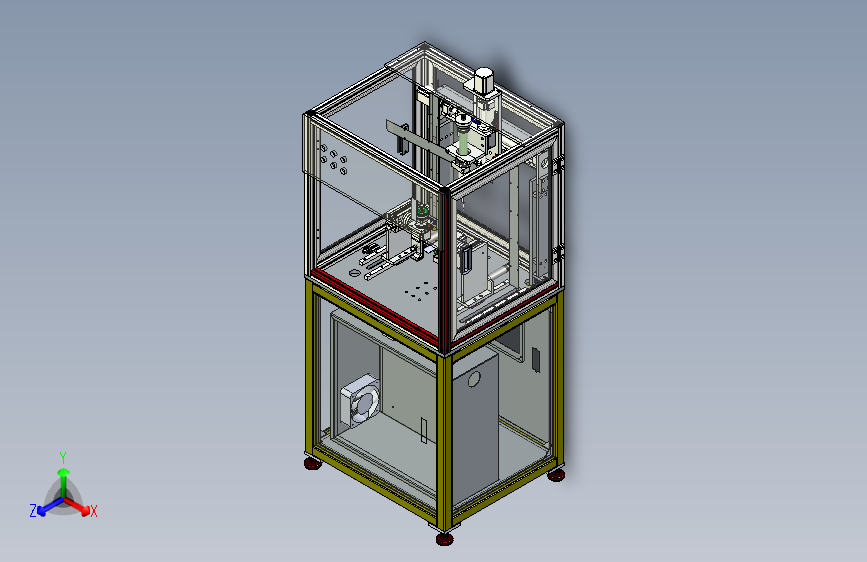 马达定子点胶设备 非标点胶机全套3D模型