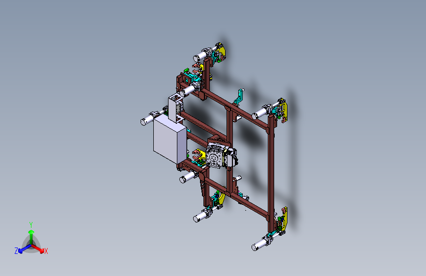 某车型前地板夹具设计