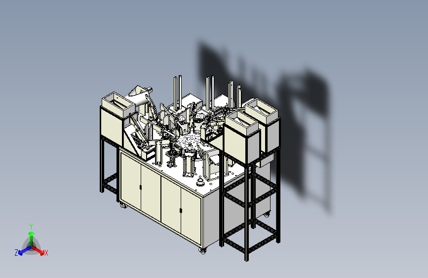 汽车阀板组件自动装配机（SW设计）