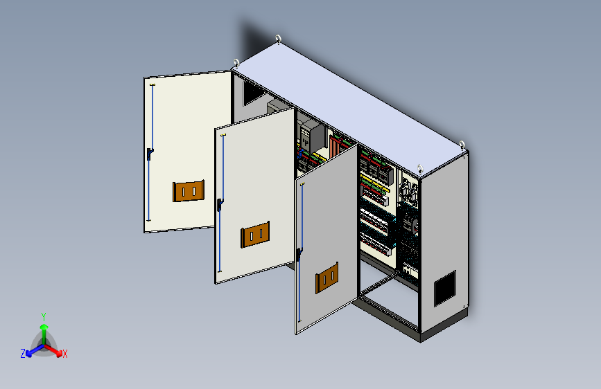 三柜组装630A电源柜控制柜 55251