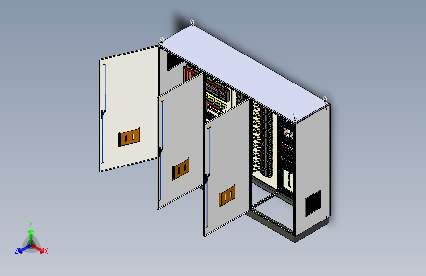 三柜组装630A直流接触器控制柜 55773