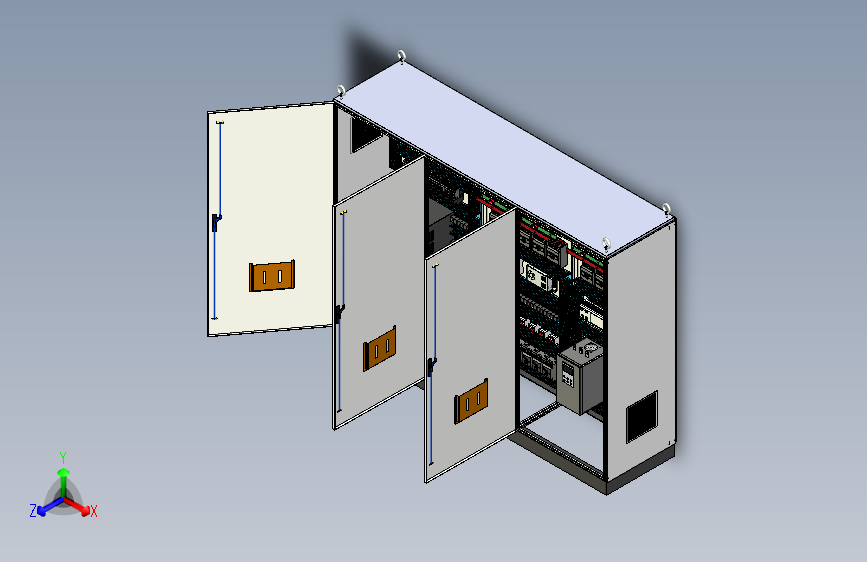 三柜组装变频器630A电源控制柜