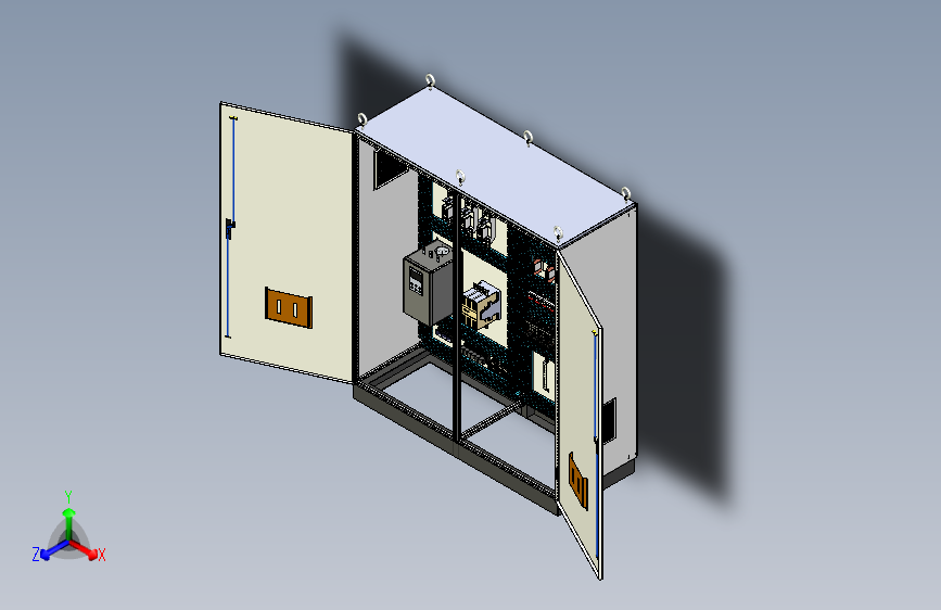 双柜组装软启动旁路直流接触器控制柜