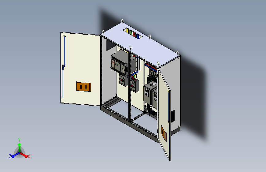万能式断路器双电源软启动控制柜