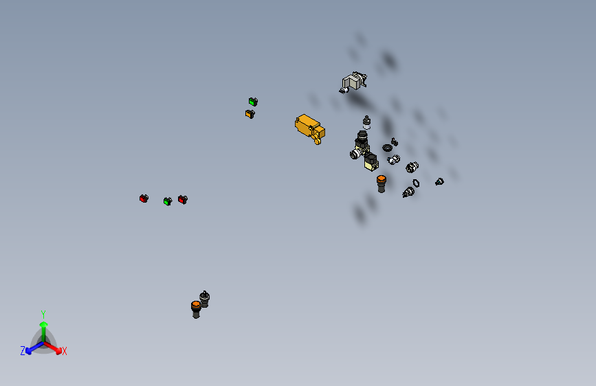 各种电气开关三维模型