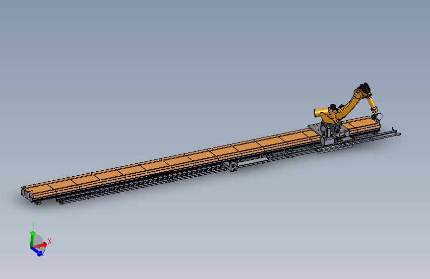 15米机器人地轨