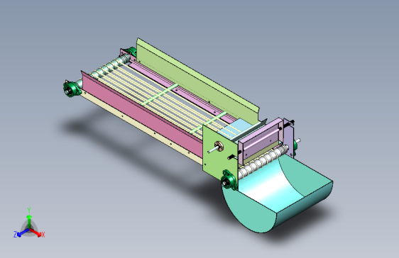CD-280 休闲食品冷却输送辊道