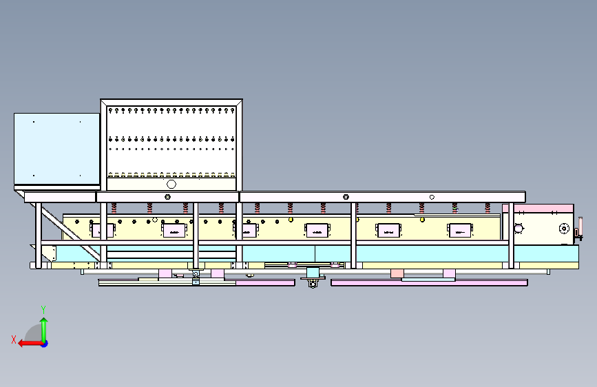 DL-6720 线缆自动成束理线机 背面视图