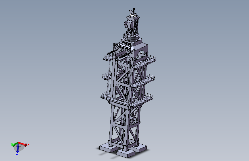 HJ-2830 海上风电塔筒吊装导向架