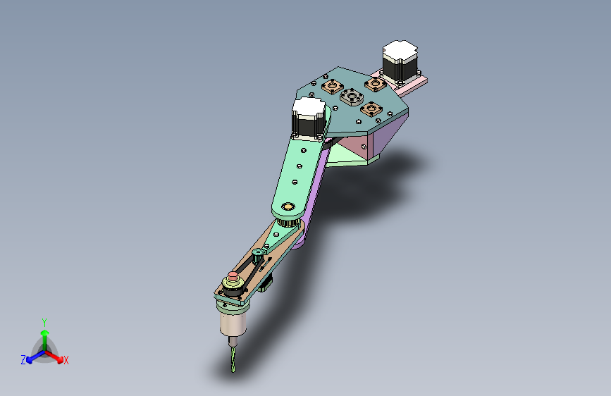PCB 板精密钻孔机械臂