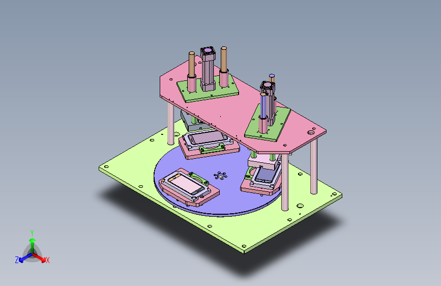 SJ-1170 手机中框自动点胶转台