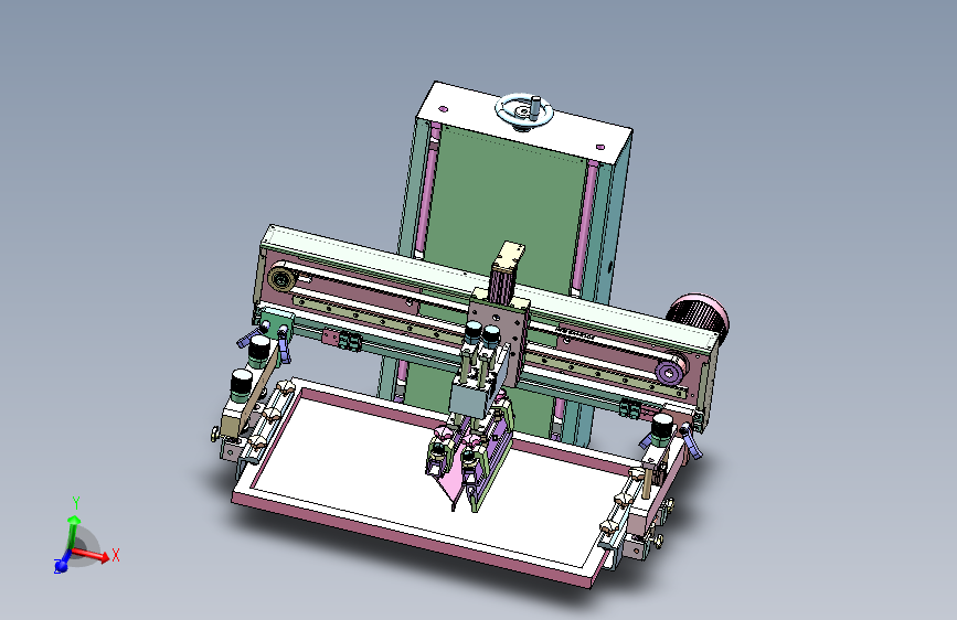 Textile-250 型纺织品印花定位架