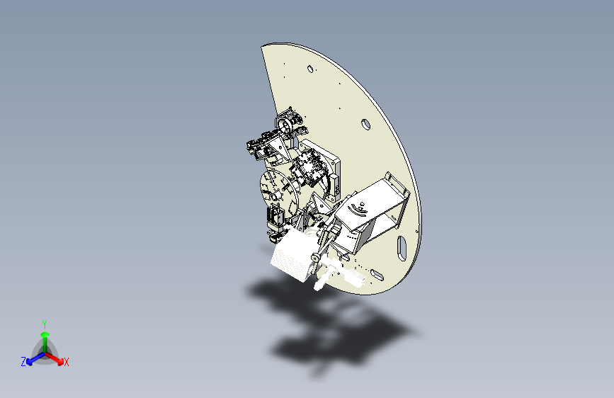 YZ-18汽车车灯透镜自动化调校转台