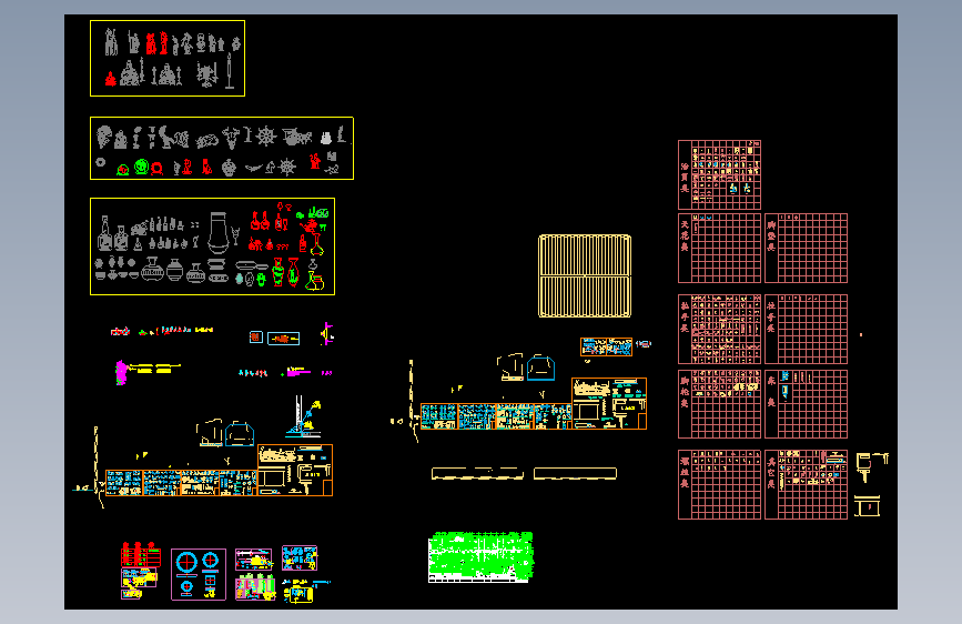 家具五金配件图块总汇