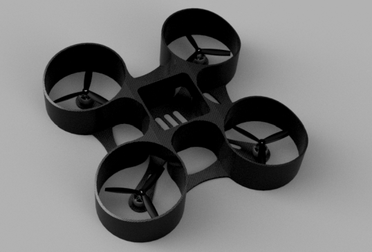 5英寸涵道四轴飞行器