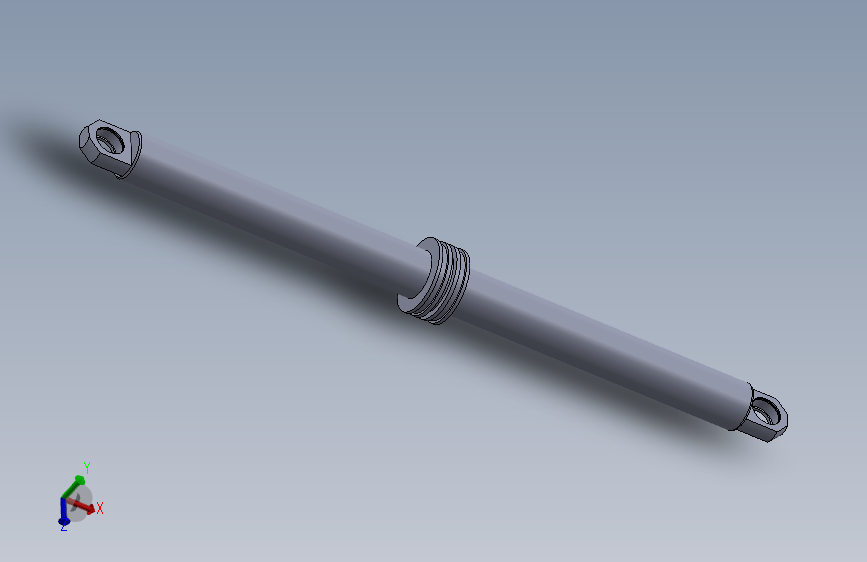 液压缸杆（直径=40毫米，长度=645毫米）