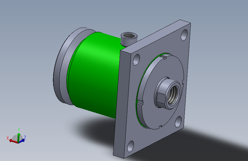 高压液压缸（带前法兰）150x70x32毫米