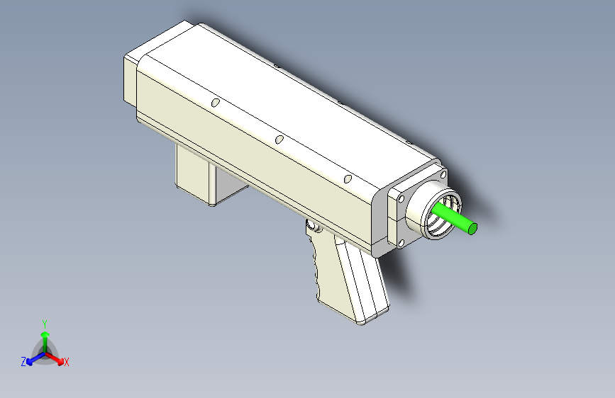 200W激光单轴清洗头
