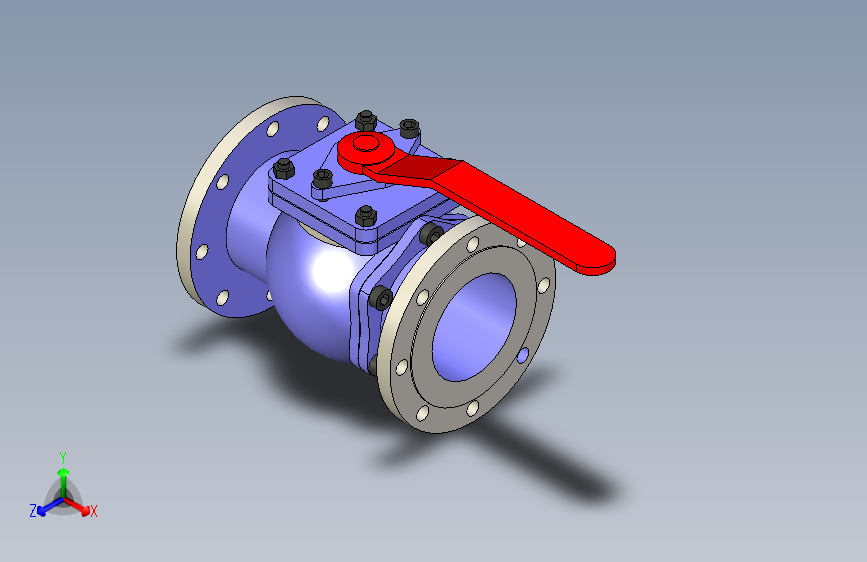 DN125法兰连接球阀