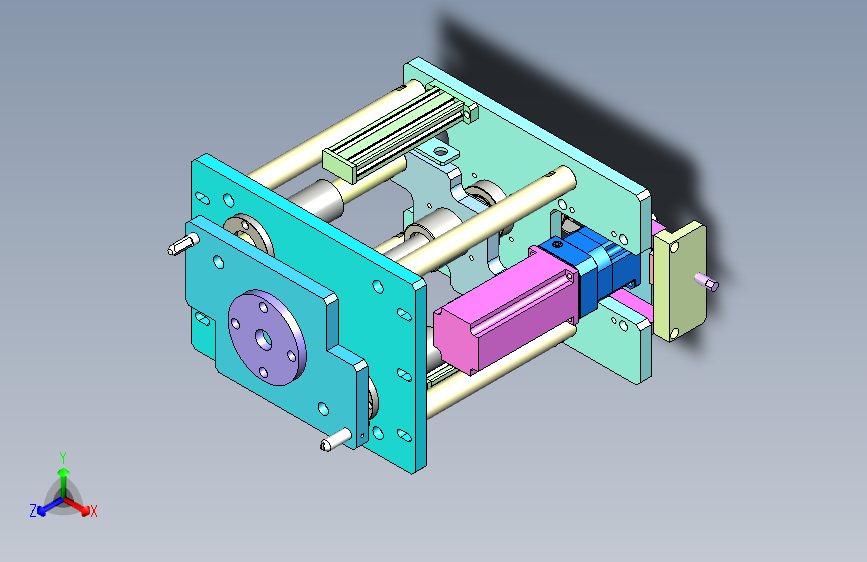 伺服旋转升降机构