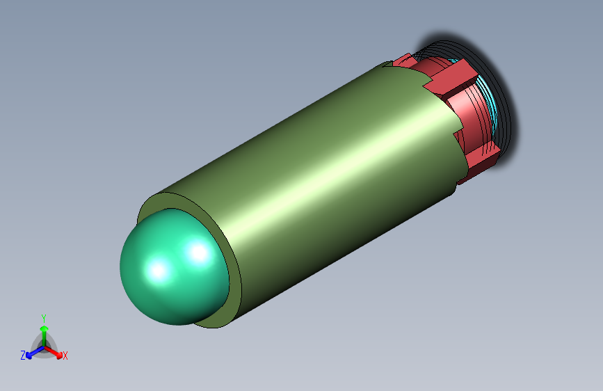 弹簧式自锁结构