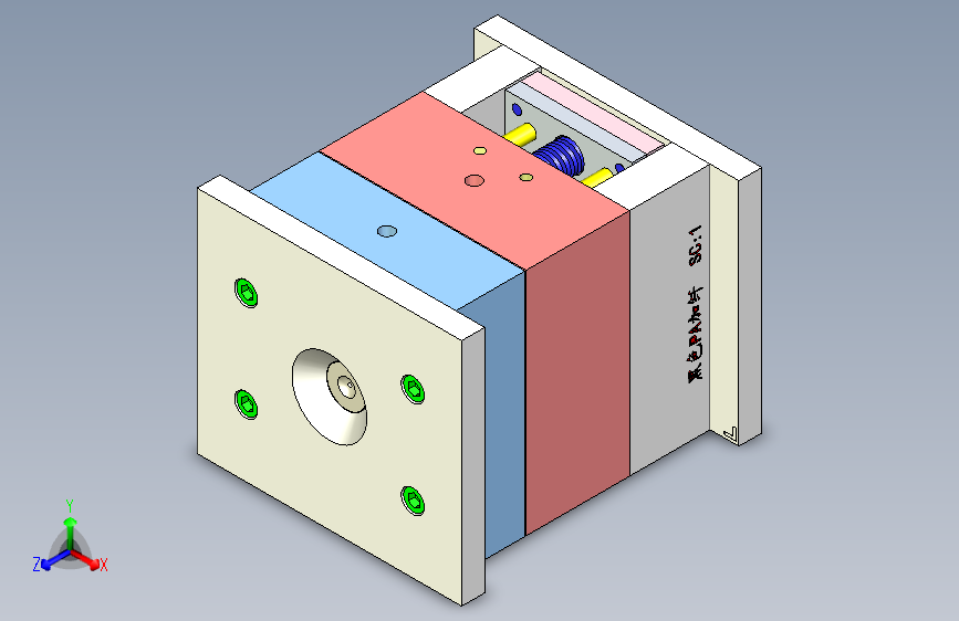 花洒塞头（内置推板）