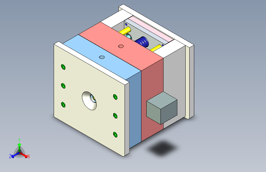 净化器机座上盖（多镶件）